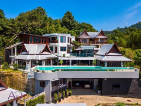 Rare Luxury Kamala Rock Cliff Pool Villa 6 Bedrooms plus 8 Bathrooms
